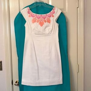 Lilly Pulitzer white dress.